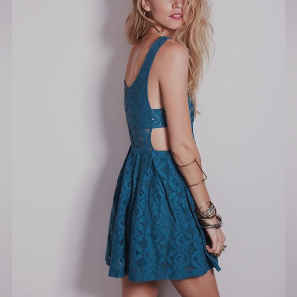 Free People Cut Out Lace Dress